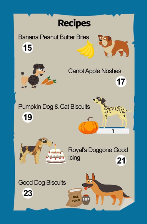 Doggone Good Dog Treat Cookbook Table of Contents 2