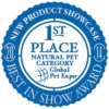 1st Place Honor at Natural Pet Category at Global Pet Expo